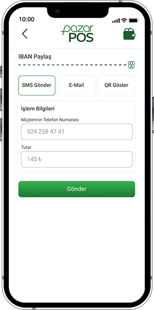 IBAN ile ödeme al